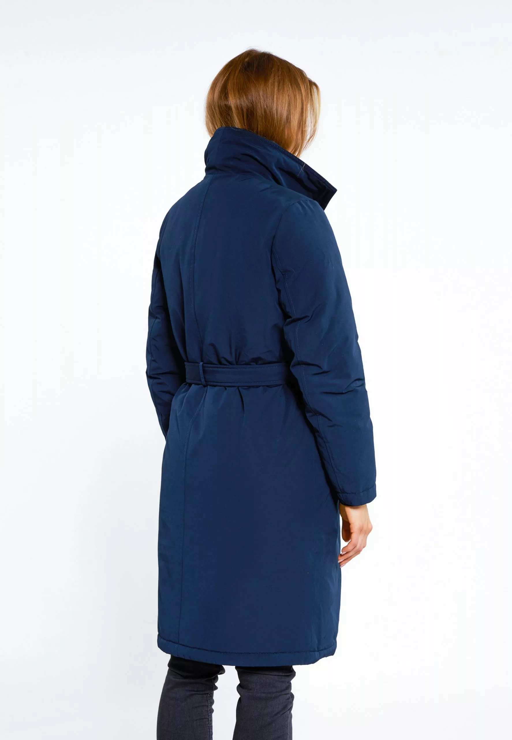 DreiMaster Vintage Manteaux De Pluie Manteau Fonctionnel Femme Bleu Outremer 3 DreiMaster Vintage Manteaux De Pluie Manteau Fonctionnel Femme Bleu Outremer – Image 3