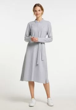 Robes Midi Robe Femme Gris Chiné -Magasin Vintage Dreimaster 7de226d4f5b7880c464720271fe038dd