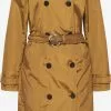 Trenchs Manteau Mi-saison Femme Marron