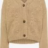 DreiMaster Vintage Gilets Cardigan Imane Femme Sable