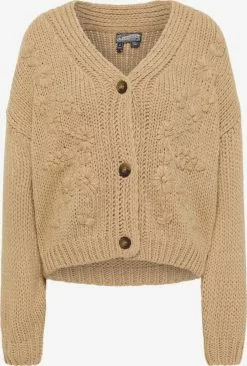 DreiMaster Vintage Gilets Cardigan Imane Femme Sable