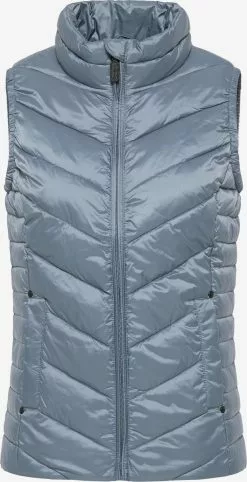 Vestes Sans Manches Gilet Femme Gris
