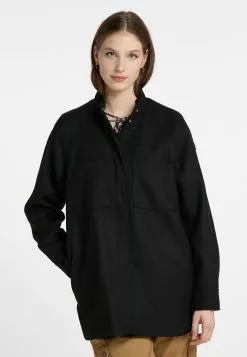 DreiMaster Vintage Vestes De Mi-saison Veste Mi-saison Femme Noir -Magasin Vintage Dreimaster 84730aead33e45ef075bef867b16e7c8