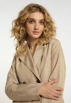 Vestes De Mi-saison Veste Mi-saison Femme Beige -Magasin Vintage Dreimaster 852ba22b5135599881f25e84c13822b0