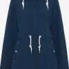 Manteaux De Pluie Manteau Fonctionnel Femme Bleu Marine