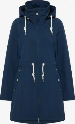 Manteaux De Pluie Manteau Fonctionnel Femme Bleu Marine