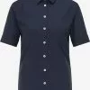 Blouses à Manches Courtes Chemisier Femme Marine