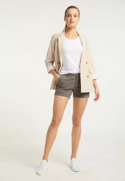 DreiMaster Vintage Shorts Coupe Slim Pantalon Femme Gris 8 DreiMaster Vintage Shorts Coupe Slim Pantalon Femme Gris -Magasin Vintage Dreimaster 87c6ce6c10675b1bd1915c44b5125714