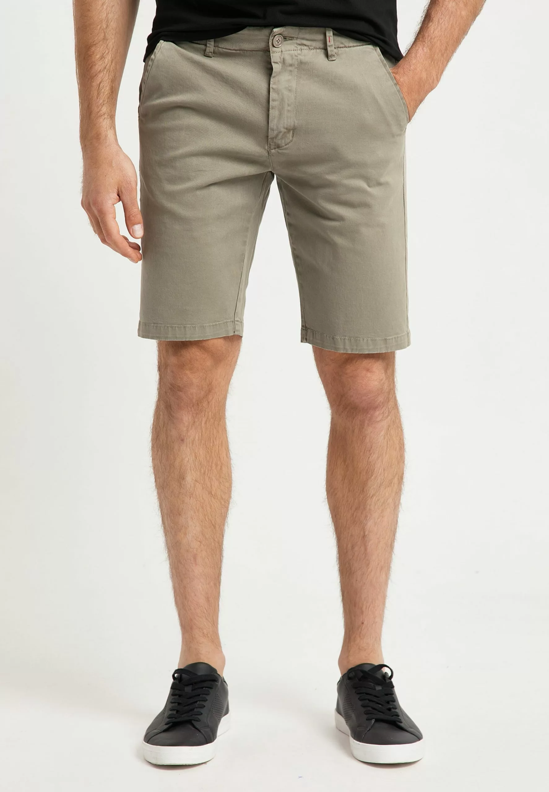 DreiMaster Vintage Shorts Regular Pantalon Homme Kaki 2 DreiMaster Vintage Shorts Regular Pantalon Homme Kaki – Image 2