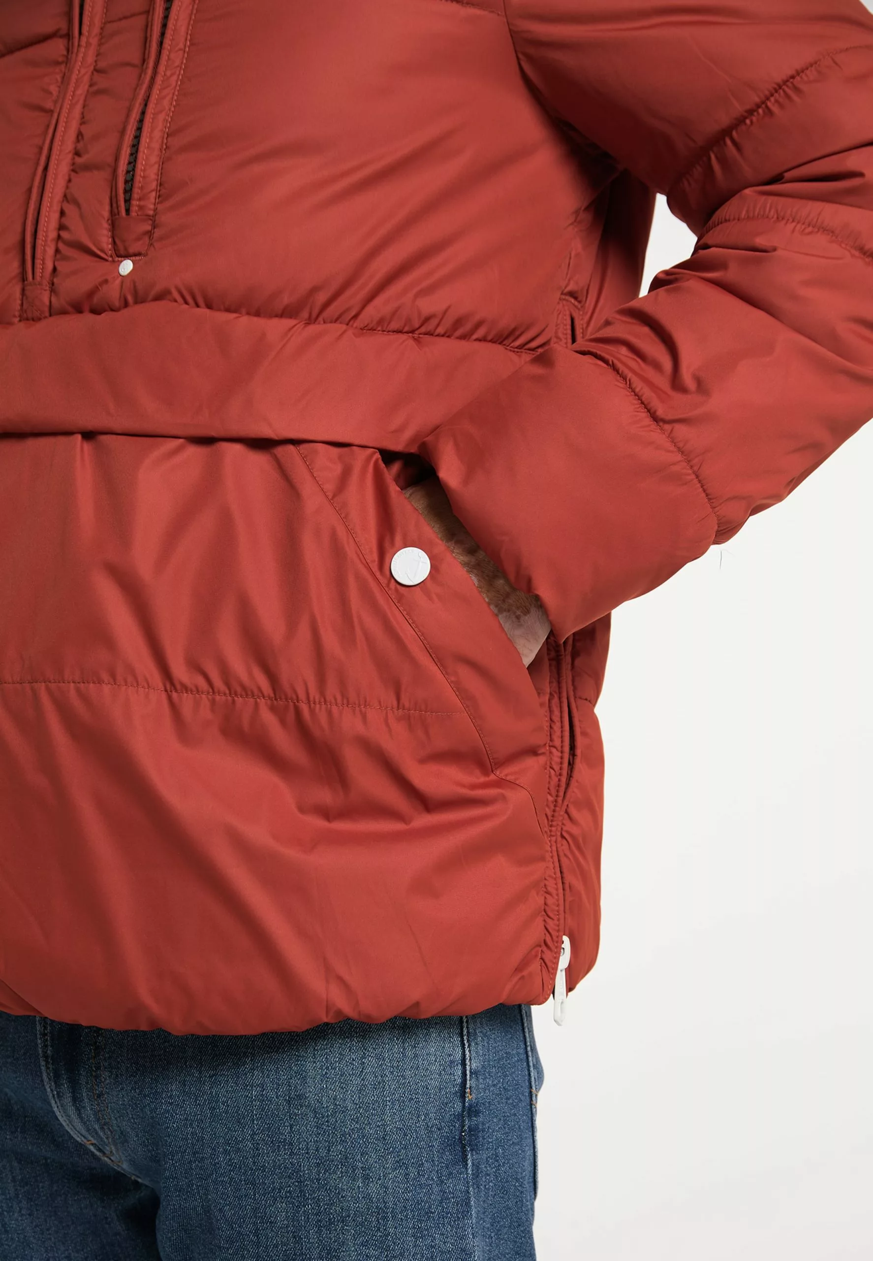 Vestes Dhiver Veste D’hiver Homme Rouge Rouille 5 Vestes Dhiver Veste D’hiver Homme Rouge Rouille – Image 5