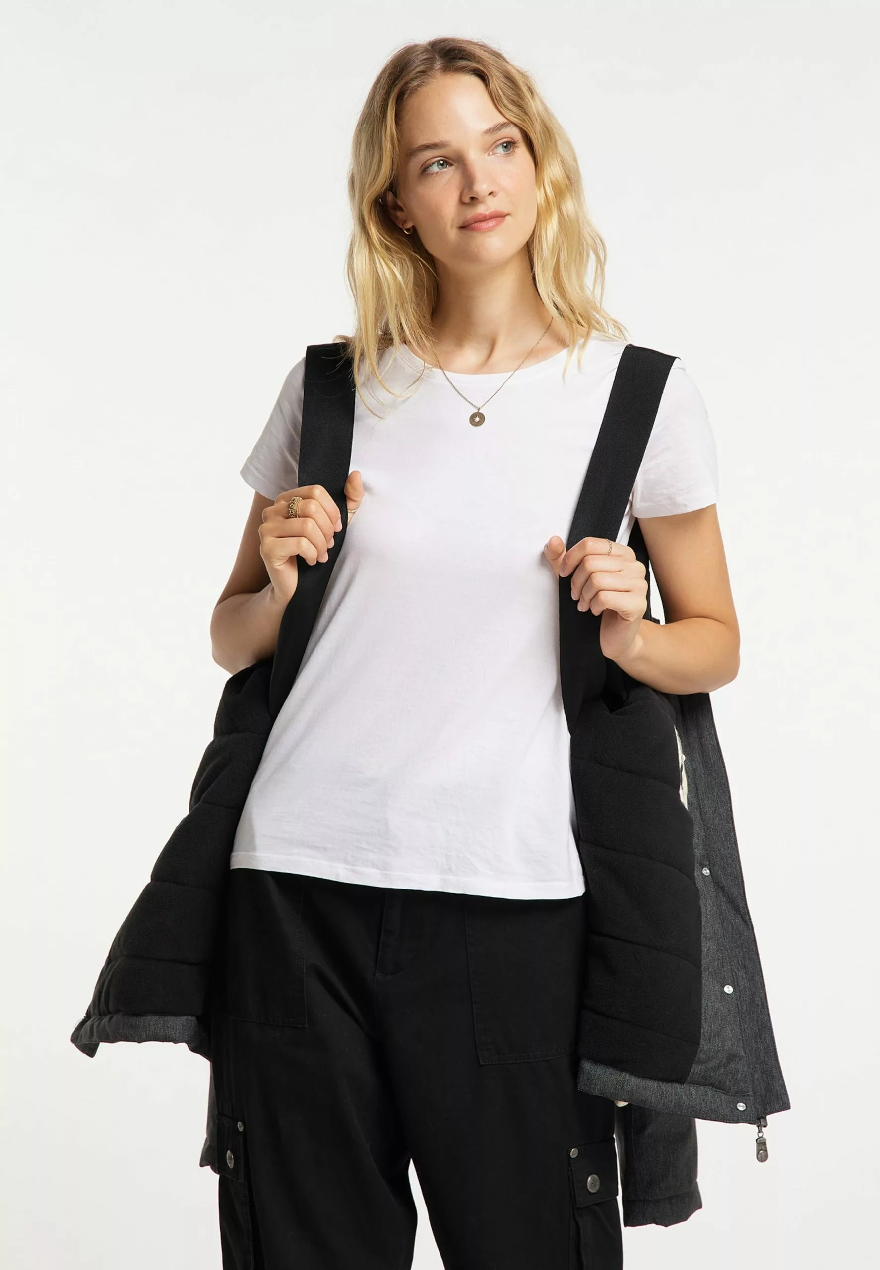 DreiMaster Vintage Vestes De Mi-saison Veste Mi-saison Femme Gris Foncé 5 DreiMaster Vintage Vestes De Mi-saison Veste Mi-saison Femme Gris Foncé – Image 5