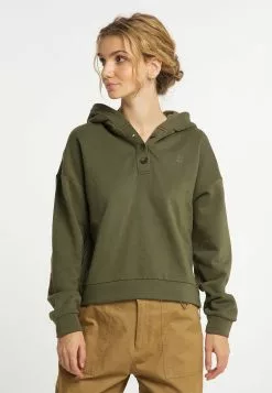 DreiMaster Vintage Sweats à Capuche Sweat-shirt Femme Olive 6 DreiMaster Vintage Sweats à Capuche Sweat-shirt Femme Olive -Magasin Vintage Dreimaster 88a3b19ee4ce6d9345104351a606b73f