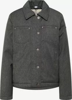 DreiMaster Vintage Vestes De Mi-saison Veste Mi-saison Femme Gris Foncé