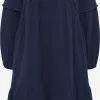 DreiMaster Vintage Robes Midi Robe Femme Marine