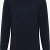 Pulls à Col Rond Pull-over Homme Bleu Marine