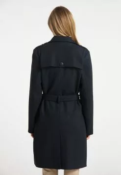 Trenchs Manteau Mi-saison Femme Bleu Outremer -Magasin Vintage Dreimaster 8df1fce4a1311a5ba3c6391b72168bbb