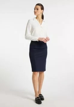 Jupes Midi Jupe Naemi Femme Marine -Magasin Vintage Dreimaster 8ea08ef7c35ec9cbdf308b2090c805ea