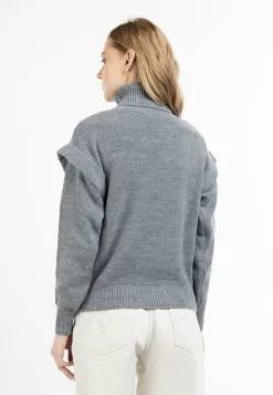 DreiMaster Vintage Pulls à Col Roulé Pull-over Femme Gris Foncé -Magasin Vintage Dreimaster 8ea9d4cfb1456b3f5866e5f490976d8d