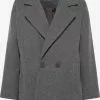 DreiMaster Vintage Manteaux Courts Manteau Mi-saison Femme Gris Chiné