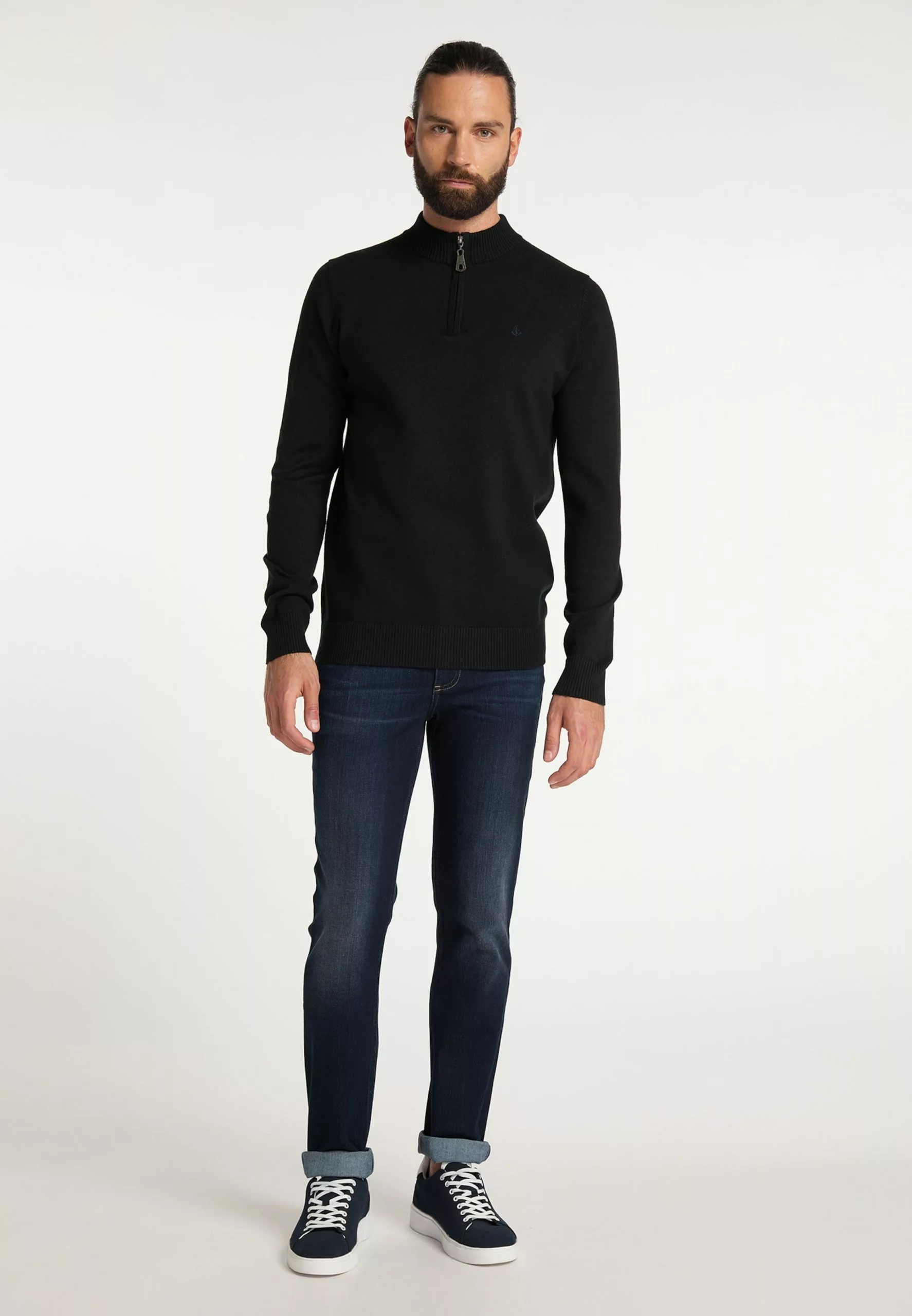 Pulls à Col Roulé Pull-over Homme Noir 4 Pulls à Col Roulé Pull-over Homme Noir – Image 4