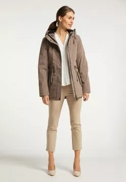 Parkas Parka D’hiver Femme Noisette -Magasin Vintage Dreimaster 9107bb9206505280a2af9872038fb8d1