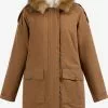 DreiMaster Vintage Parkas Parka D’hiver Femme Sable