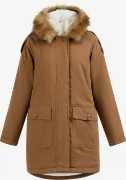 DreiMaster Vintage Parkas Parka D’hiver Femme Sable