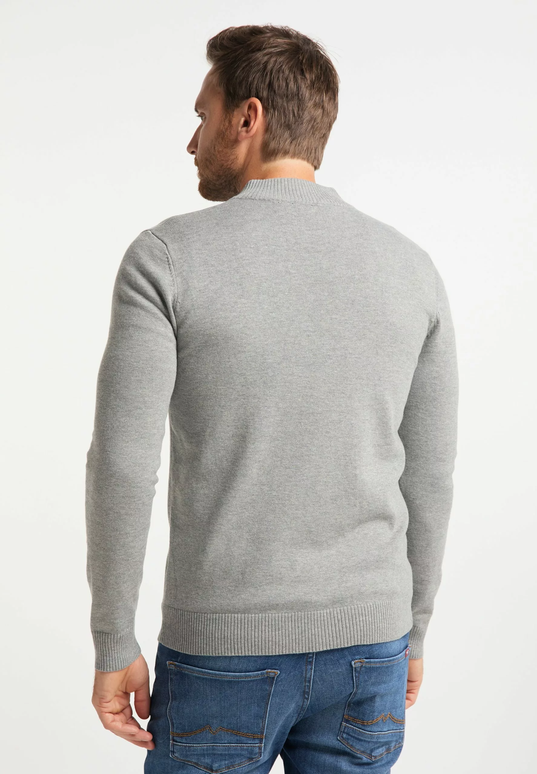Pulls à Col Roulé Pull-over Homme Gris Chiné 3 Pulls à Col Roulé Pull-over Homme Gris Chiné – Image 3