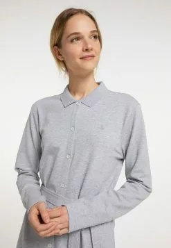 Robes Midi Robe Femme Gris Chiné -Magasin Vintage Dreimaster 92ca08159454aa00eaad801a0b7e0066