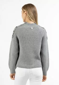 Pulls Basiques Pull-over Femme Gris Chiné 6 Pulls Basiques Pull-over Femme Gris Chiné -Magasin Vintage Dreimaster 934113221fcdd35d9da8ef7ccaddc6e2