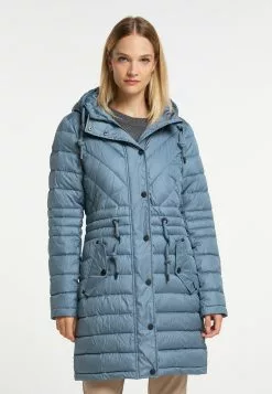 Manteaux Dhiver Manteau D’hiver Femme Bleu Fumé -Magasin Vintage Dreimaster 93ffb0e6e7f815fb4c6290dca5a46b4e