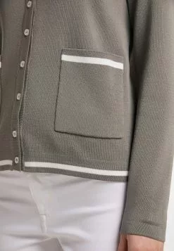 Gilets Cardigan Femme Gris Fumé -Magasin Vintage Dreimaster 96330e052de3fdd5e9129825d41e61db