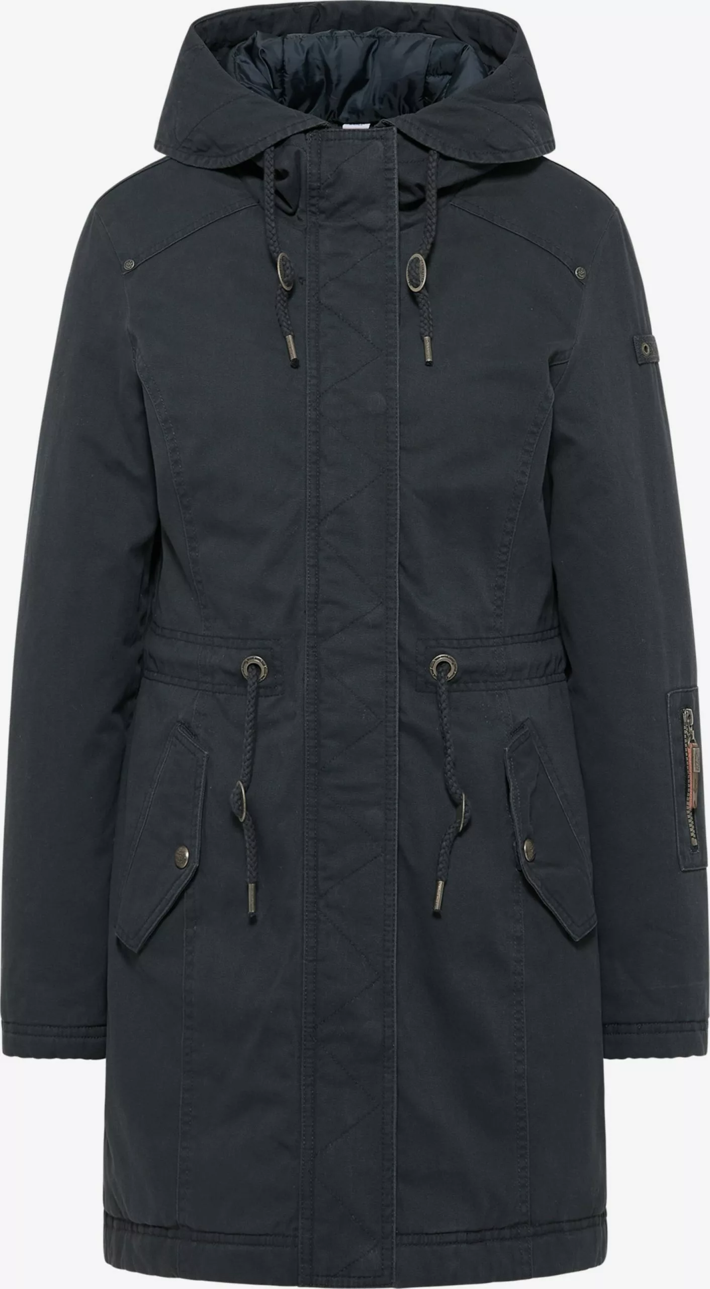 DreiMaster Vintage Parkas Parka D’hiver Femme Bleu Marine 1 DreiMaster Vintage Parkas Parka D’hiver Femme Bleu Marine