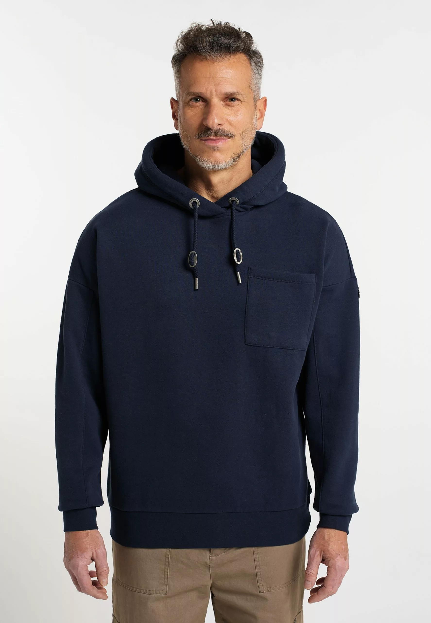 DreiMaster Vintage Sweats à Capuche Sweat-shirt Homme Marine 2 DreiMaster Vintage Sweats à Capuche Sweat-shirt Homme Marine – Image 2
