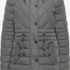 Manteaux Dhiver Manteau D’hiver Femme Gris Foncé