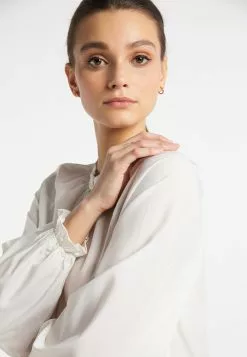 Hauts Chemisier Femme Blanc Naturel 9 Hauts Chemisier Femme Blanc Naturel -Magasin Vintage Dreimaster 993985493d4f09de4296f2b32faad703