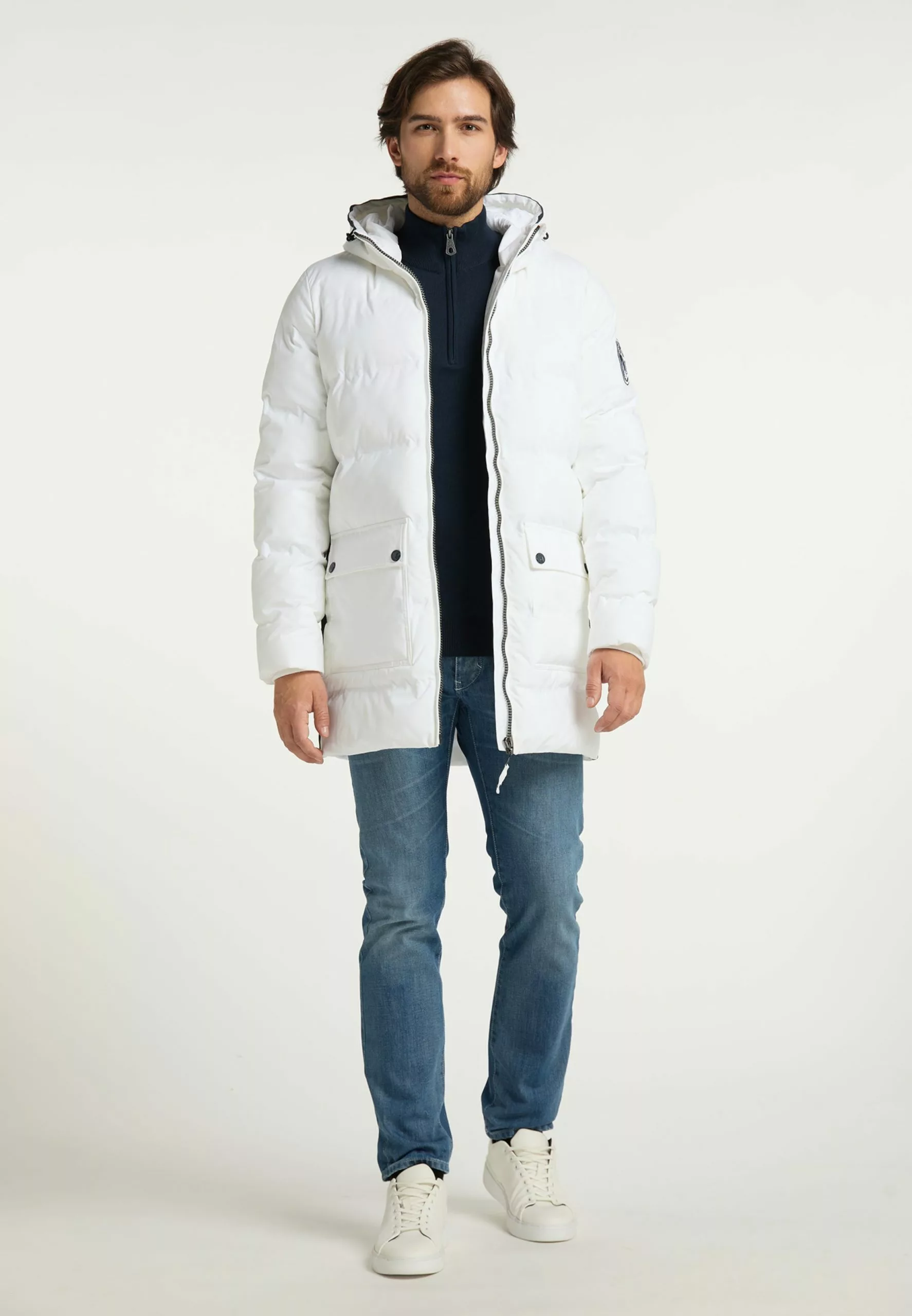 Parkas Parka D’hiver Homme Blanc 4 Parkas Parka D’hiver Homme Blanc – Image 4