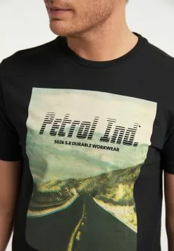 DreiMaster Vintage T-shirts T-Shirt Homme Noir -Magasin Vintage Dreimaster 9cc5de01dd220b077d7a60c6aeb00bbd