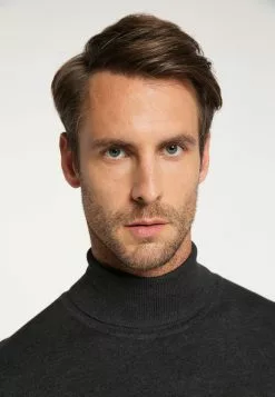 Pulls à Col Roulé Pull-over Homme Gris Foncé -Magasin Vintage Dreimaster 9ccec154170b11476ab8eb97feed8ea8