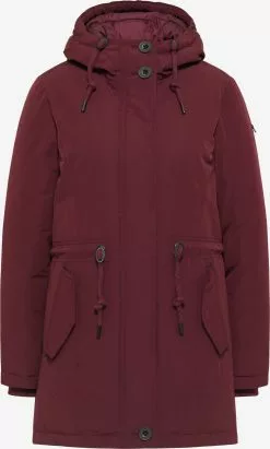 Parkas Parka D’hiver Femme Bordeaux
