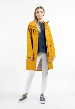 Vestes Dextérieur Veste Fonctionnelle Femme Moutarde -Magasin Vintage Dreimaster 9ff1ae01b53dc543674afbdf4a8498ea