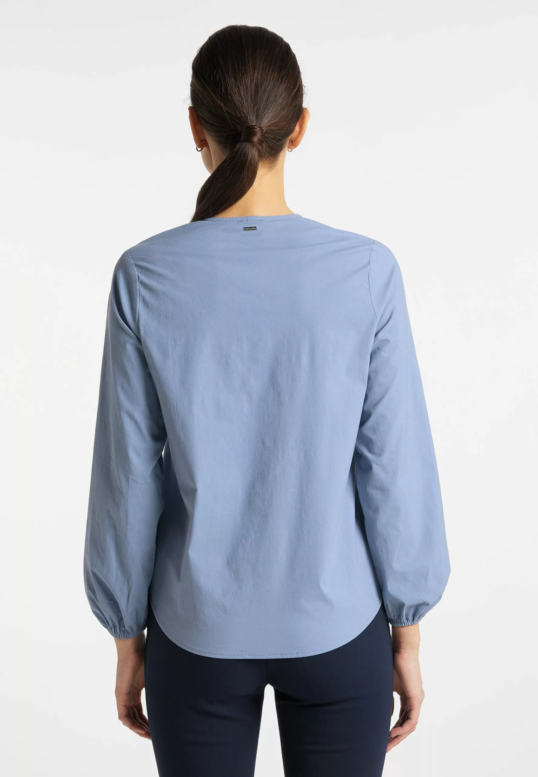 Blouses Et Tuniques Chemisier Femme Bleu Clair 4 Blouses Et Tuniques Chemisier Femme Bleu Clair – Image 4