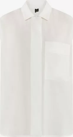 Blouses Chemisier Femme Blanc Cassé