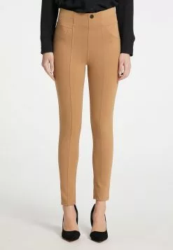 Pantalons Skinny Leggings Femme Beige -Magasin Vintage Dreimaster a219541ccc138d26a055c85bb690cfd8