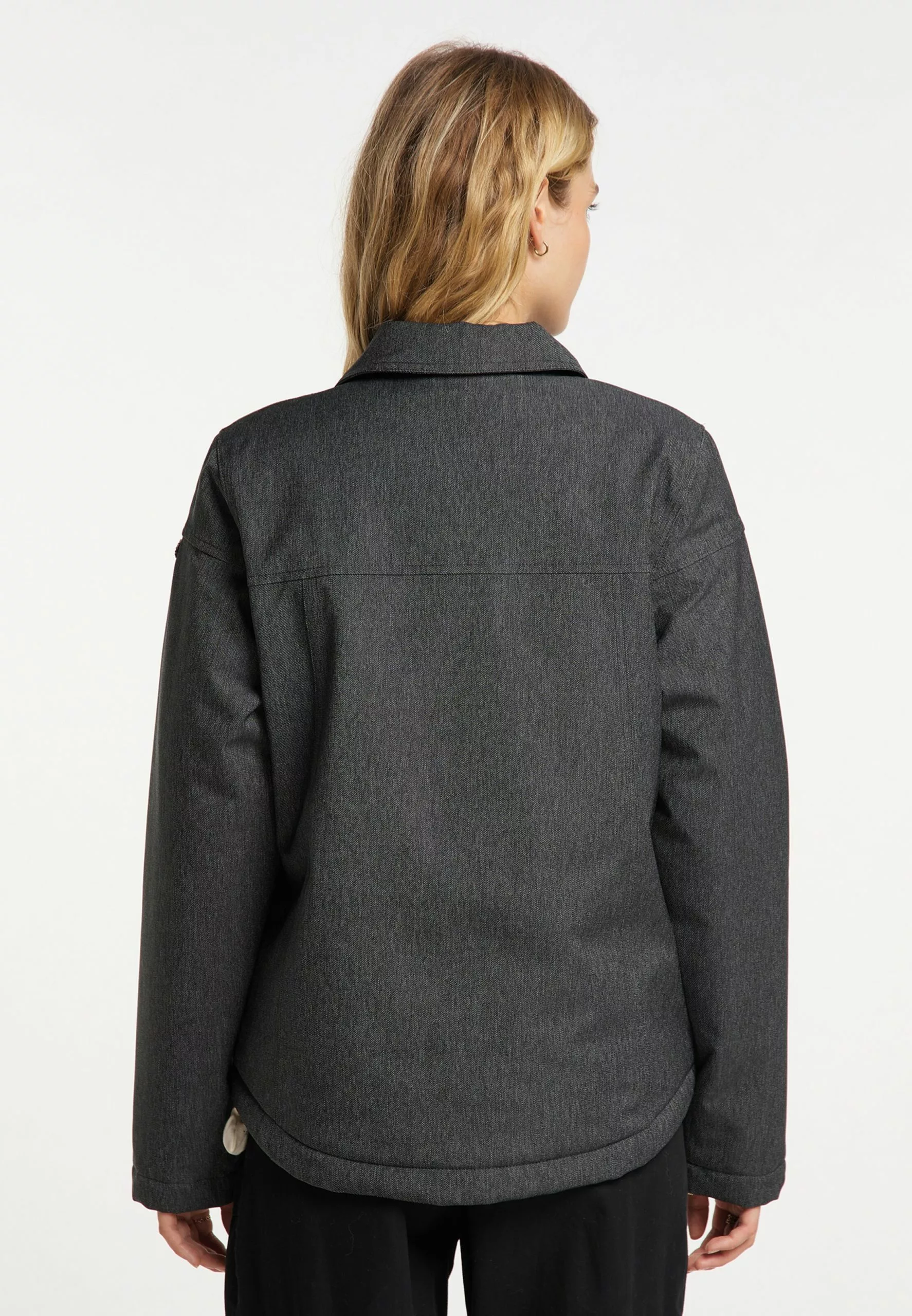 DreiMaster Vintage Vestes De Mi-saison Veste Mi-saison Femme Gris Foncé 3 DreiMaster Vintage Vestes De Mi-saison Veste Mi-saison Femme Gris Foncé – Image 3