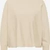 Pulls Basiques Pull-over Femme Beige Clair