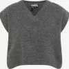 DreiMaster Vintage Pulls Maille Fine Pull-over Femme Graphite