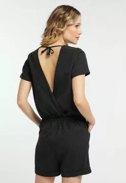 Dreimaster Combinaisons Courtes Combinaison Femme Noir -Magasin Vintage Dreimaster a7778b76552e9b859dd220fbba99c2fd