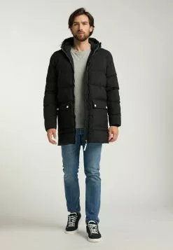 Parkas Parka D’hiver Homme Noir -Magasin Vintage Dreimaster a88dcaa81160bb4597ca1a37bd89fc94