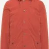 DreiMaster Vintage Vestes Dhiver Veste D’hiver Homme Rouge Orangé